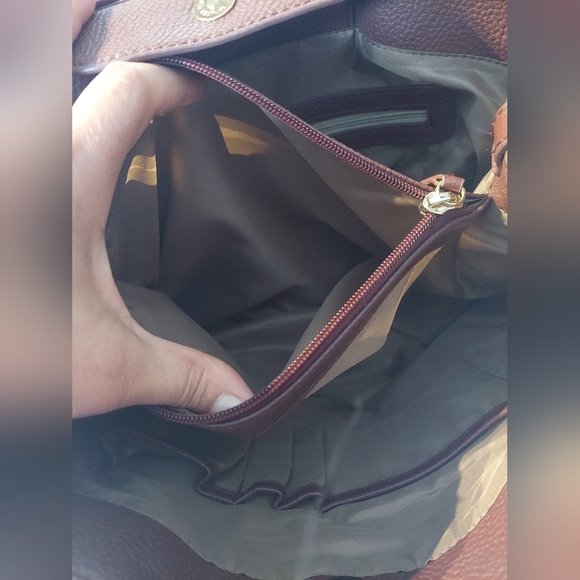 Beautiful auburn handbag by L.Credi - Picture 5 of 11